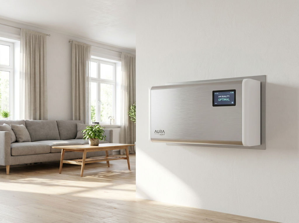moderne luftungsanlage im wohnraum